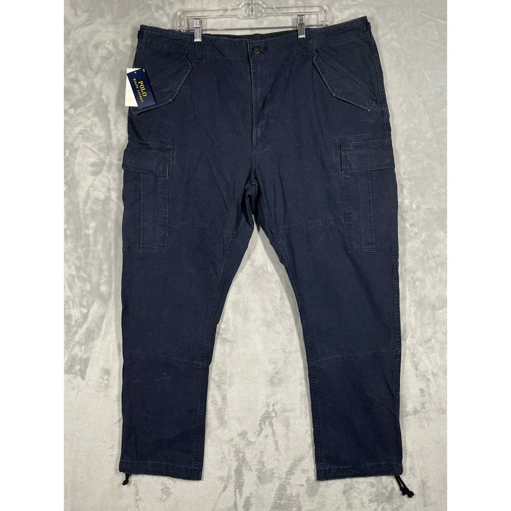 Polo Ralph Lauren Mens Surplus Chino Utility Cargo Pants Navy 40x32 710671176003
